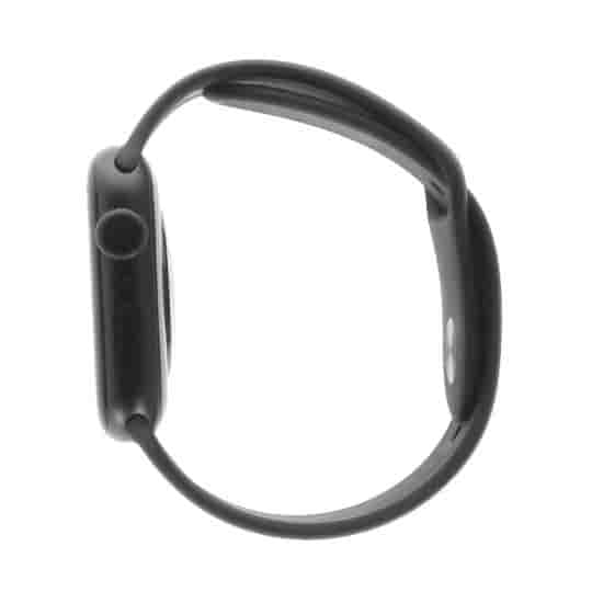 Apple Watch SE GPS 44mm Aluminium space grau Sportarmband schwarz