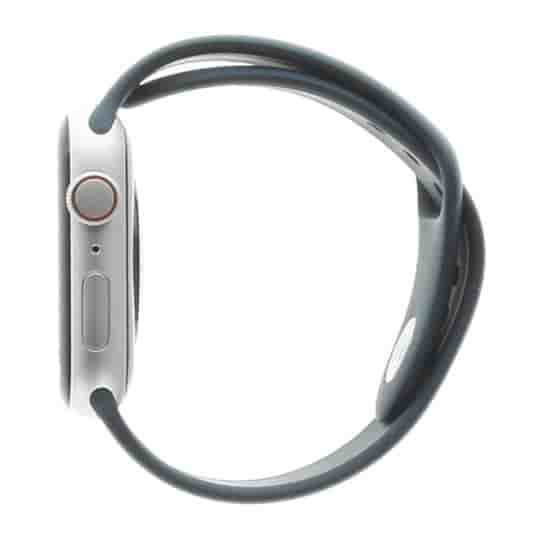 Apple Watch SE GPS + Cellular 44mm Aluminium silber Sportarmband abyssblau