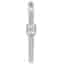 Apple Watch Series 8 GPS + Cellular 45mm Edelstahl silber Sportarmband weiß