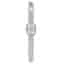 Apple Watch Series 8 GPS + Cellular 45mm Edelstahl silber Sportarmband weiß