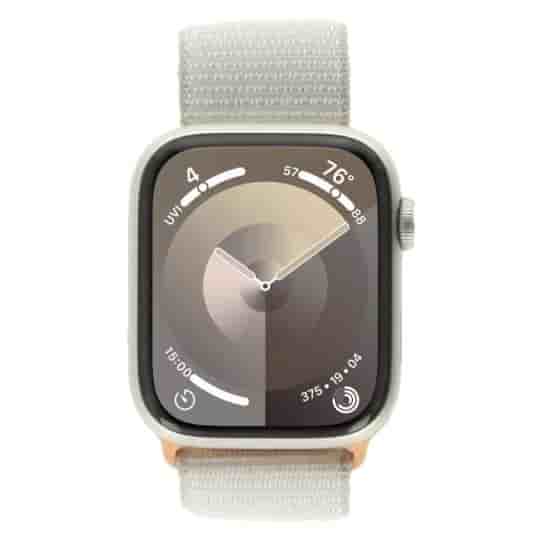 Apple Watch Series 9 GPS 45mm Aluminium polarstern Sport Loop polarstern