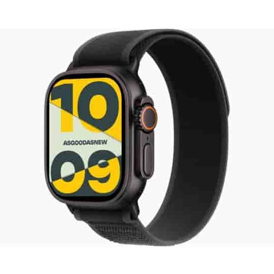 Apple Watch Ultra 2 GPS + Cellular 49mm Titan schwarz Trail Loop schwarz M/L