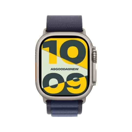 Apple Watch Ultra 2 GPS + Cellular 49mm Titan natur Alpine Loop marine L