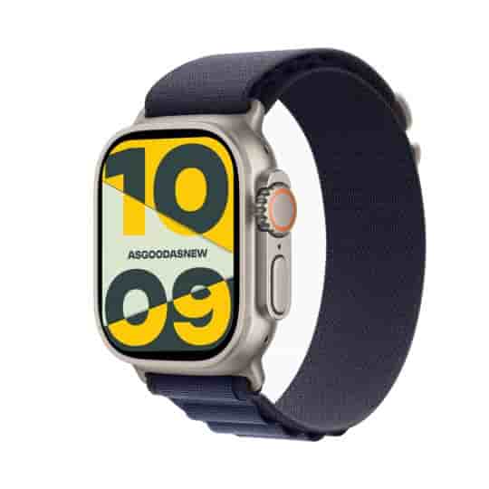 Apple Watch Ultra 2 GPS + Cellular 49mm Titan natur Alpine Loop marine L