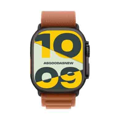 Apple Watch Ultra 3 GPS + Cellular 49mm Titan schwarz Alpine Loop terracotta L