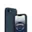 Hülle iPhone 16e und 2 schutzfolien - Silikon - Blau