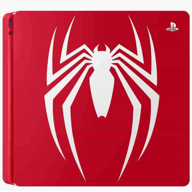 PlayStation 4 Slim 1000GB - Rot - Limited Edition Marvel’s Spider-Man + Marvel’s Spider-Man