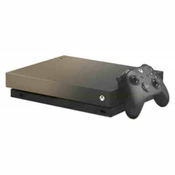 Xbox One X 1000GB - Braun - Limited Edition Gold Rush Special