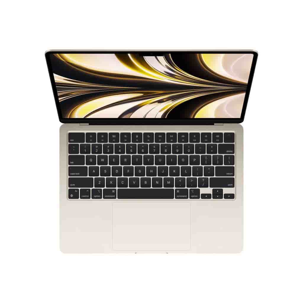 MacBook Air 13" (2022) - Apple M2 mit 8‐Core CPU und 10-core GPU - 24GB RAM - SSD 512GB - Standard-Display - QWERTY - Spanisch