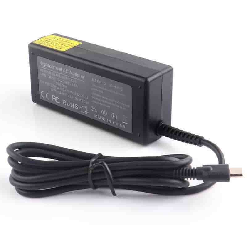 Reciclae Cargador Rápido 65w 45w Usb Tipo C 5v 9v 12v 15v 20v Para Dell, Hp, Asus, Lenovo Kabel