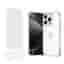 Hülle iPhone 16 Pro Max und 2 schutzfolien - TPU - Transparent