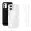 Hülle iPhone 12 mini und 2 schutzfolien - TPU - Transparent