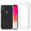 Hülle iPhone X/iPhone XS und 2 schutzfolien - Recycelter Kunststoff - Transparent