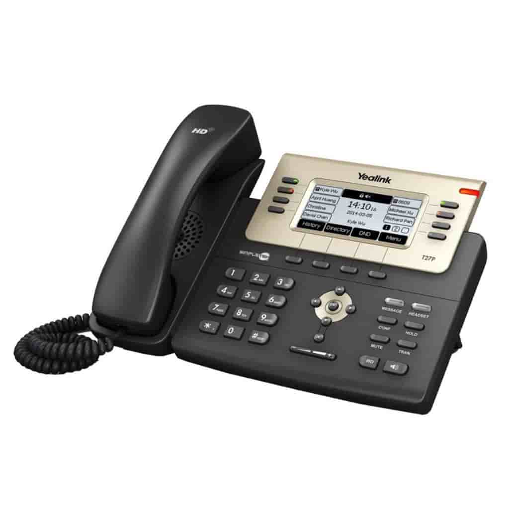 Yealink Professional Gigabit IP Telephone - 6 Account SIP Festnetztelefon