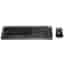 Simpletek Tastatur AZERTY Französisch Wireless Mouse + Keyboard with Stickers 1000 DPI 2.4G Nano reciever