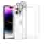 Hülle iPhone 14 Pro Max und 2 schutzfolien - TPU - Transparent