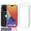 Case iPhone 15 Pro Max and 2 protective screens - Recycled plastic - Transparent