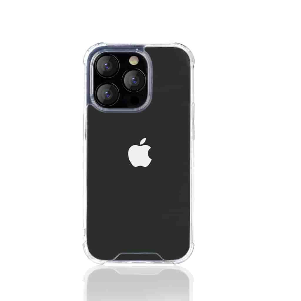 Case iPhone 15 Pro Max and 2 protective screens - Recycled plastic - Transparent
