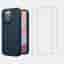 Case iPhone 14 Pro Max and 2 protective screens - TPU - Blue