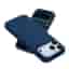 Case iPhone 17 Pro and 2 protective screens - Silicone - Blue