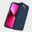 Case iPhone 13 and 2 protective screens - Silicone - Navy blue