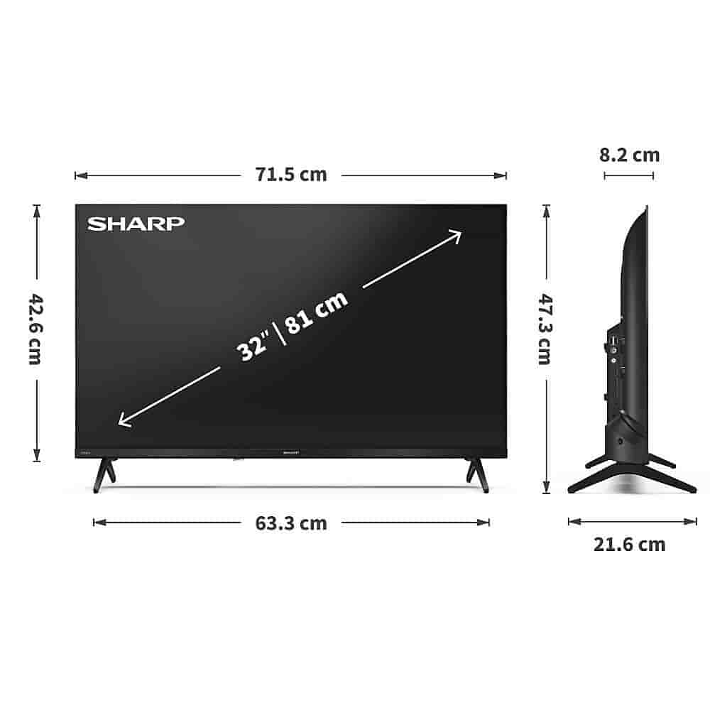 Sharp 32HE3245K 32.0000" 1366x768 HD 720p QLED Smart TV