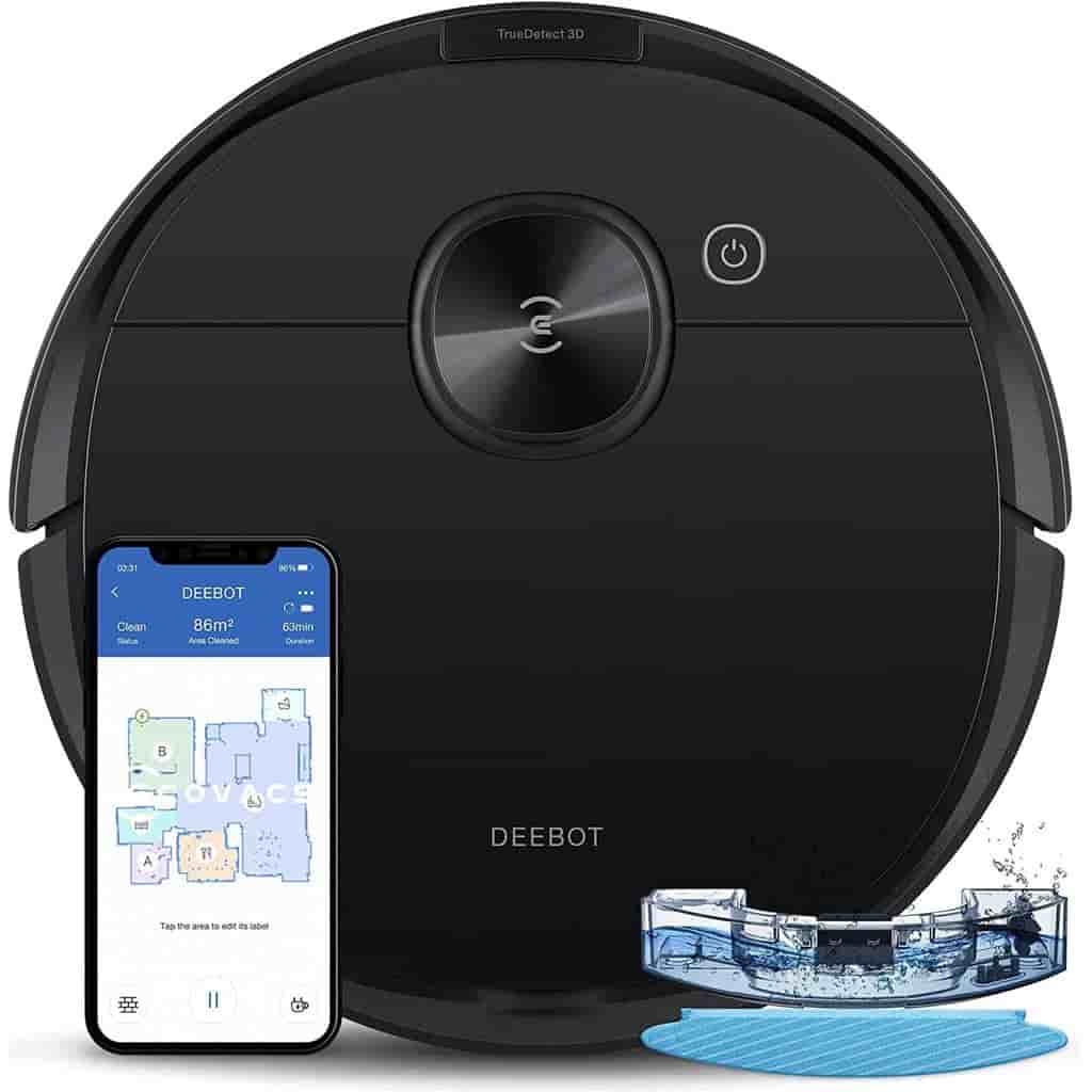 Robot vacuum ECOVACS Deebot Ozmo N8 Pro+
