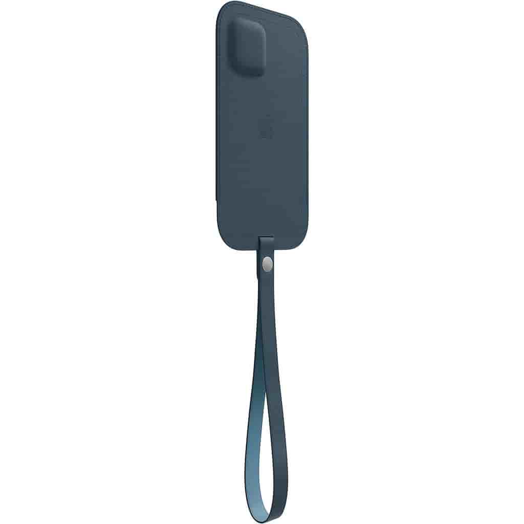Apple Sleeve iPhone 12 mini - Leather Baltic Blue