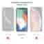 Back Market Case iPhone X/XS and protective screen - 100% Biodegradable - Black Wave