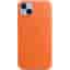 Apple Case iPhone 14 Plus - Leather Orange