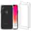iPhone XS Max case and 2 protective screens - Recycled plastic - Transparent