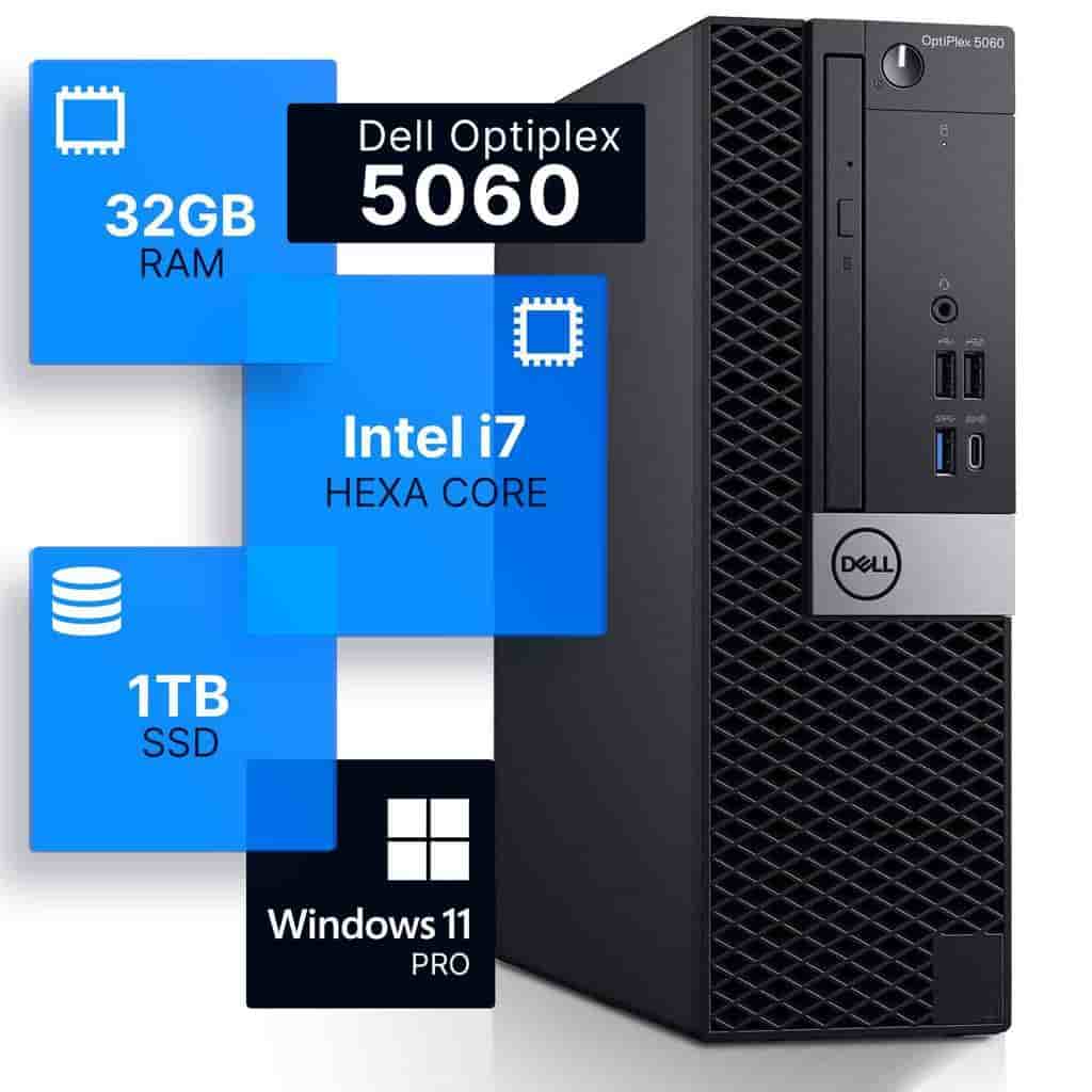 Dell OptiPlex 5060 Core i7 3.2 GHz - SSD 1 TB RAM 32GB
