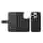 iPhone 15 Pro Max case - Leather - Black
