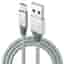 Powerp Braided Nylon Metallic Micro USB Charge & Sync Cable 10Ft Smartphone Accessories