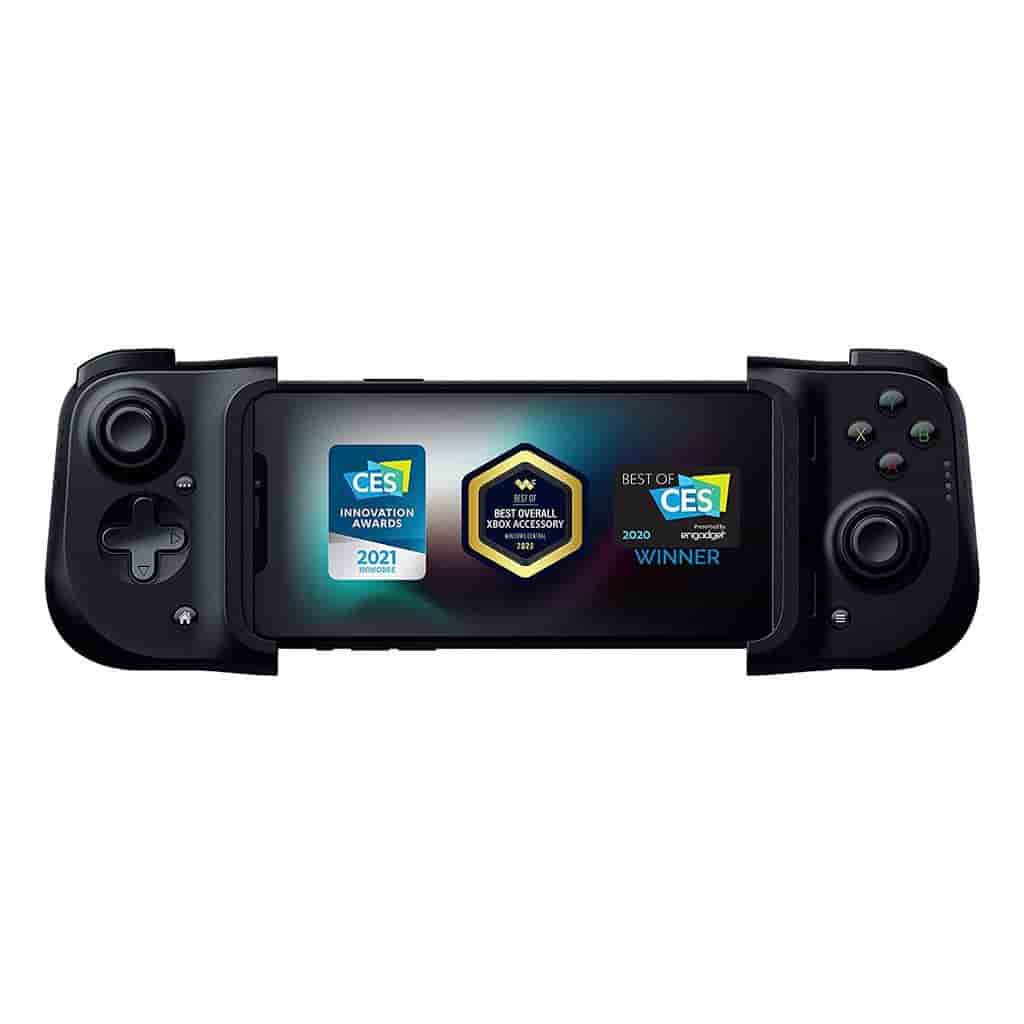 Razer Kishi Controller for iPhone + Hammerhead True Wireless Bluetooth Earbuds Mobile Gaming Bundle