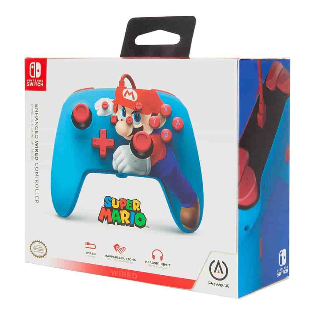 PowerA Enhanced Wired Controller for Nintendo Switch Mario Punch