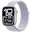 Apple Watch Series 10 (2024) GPS + Cellular 42 mm - Aluminium Silver - Sport loop Blue