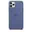 Apple Silicone case iPhone 11 Pro Max - Silicone Linen Blue