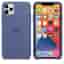 Apple Silicone case iPhone 11 Pro Max - Silicone Linen Blue