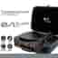 Platine Vinyle Evidence Acoustics Tourne-disque Vinyle EA-PL100-BK - Haut-parleurs intégrés 20 watts PMPO - 33, 45 et 78 tours - Bluetooth, USB+Clé US