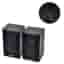 Barre de son Ltc Audio Ensemble 5 enceintes E1004 Noire Hifi / Home-Cinéma 850W LTC + Amplificateur ATM8000 Karaoke USB/BT/FM / 4 x75W + 3 x20W - Noir