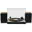 Platine Vinyle Tourne Disque Pré-amplifié Thomson TT300 Finition BOIS/NOIR - 33/45 tours, Lecture et retour du bras auto. Enceintes Bois 100W