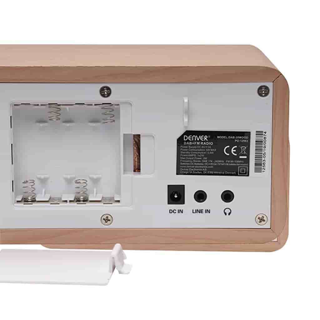 Radio Denver DAB-30LIGHTWOOD alarm