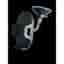 Stabilisateur Support Voiture Pare-brise + Ventilation 2 en 1 Maintien clip ajustable Noir WOW