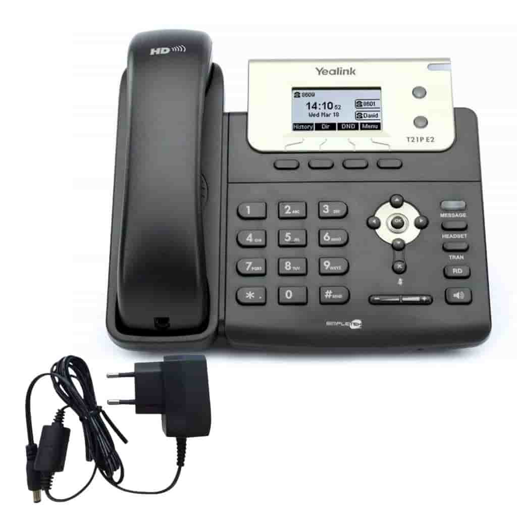 Téléphone fixe Yealink Entry-Level Professional | HD Voice | 2 SIP Accounts | PoE Support