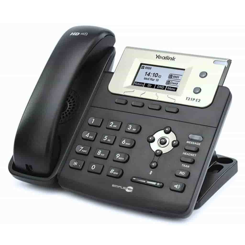 Téléphone fixe Yealink Entry-Level Professional | HD Voice | 2 SIP Accounts | PoE Support