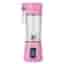 Blender Mixeur Petit Mixeur Jus de fruit Blender Smoothie Milkshake Portable 380ml USB Rose YONIS L - Rose