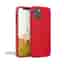 Coque iPhone 12/12 Pro - Matière naturelle - Rouge