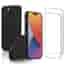 Coque iPhone 15 Plus et 2 écrans de protection - Silicone - Noir