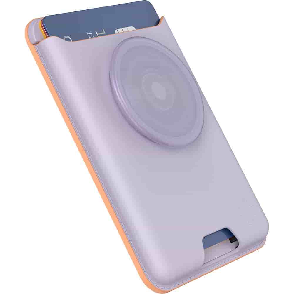 Stabilisateur Porte carte PopWallet Magnétique Stand et Selfie Pale Lavender Popsockets